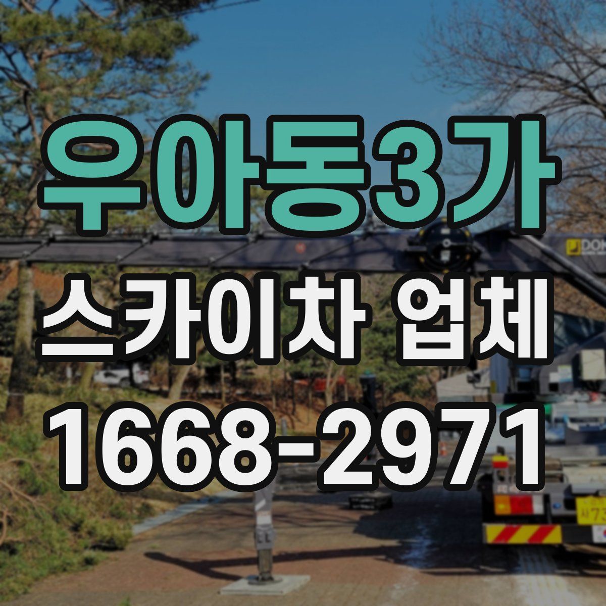 우아동3가 스카이차 업체