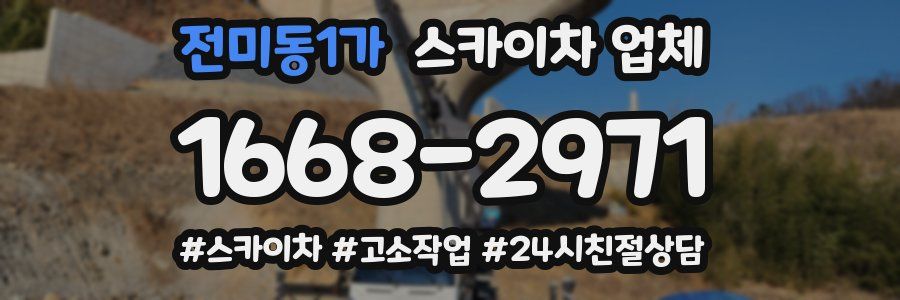 전미동1가 스카이차 업체