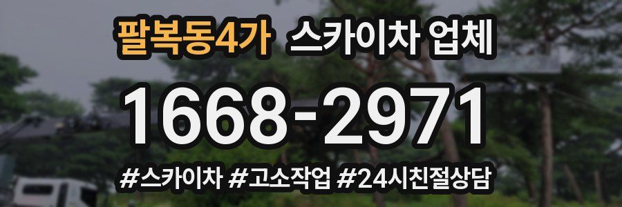 팔복동4가 스카이차 업체