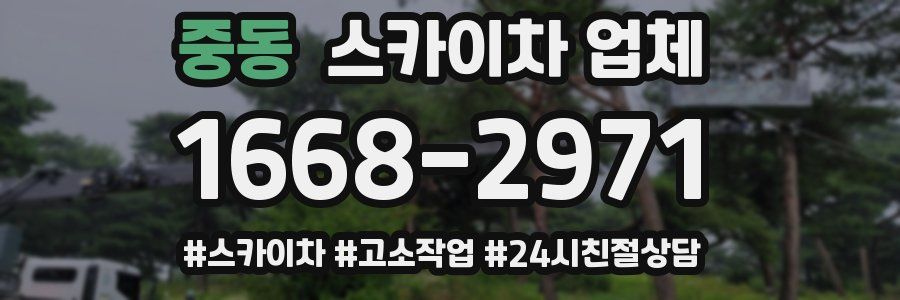 중동 스카이차 업체