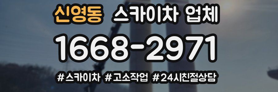 신영동 스카이차 업체