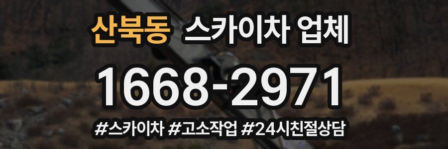 산북동 스카이차 업체