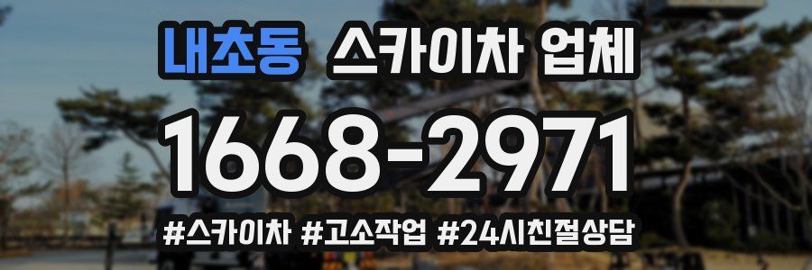 내초동 스카이차 업체