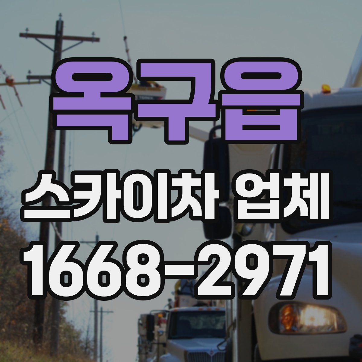 옥구읍 스카이차 업체