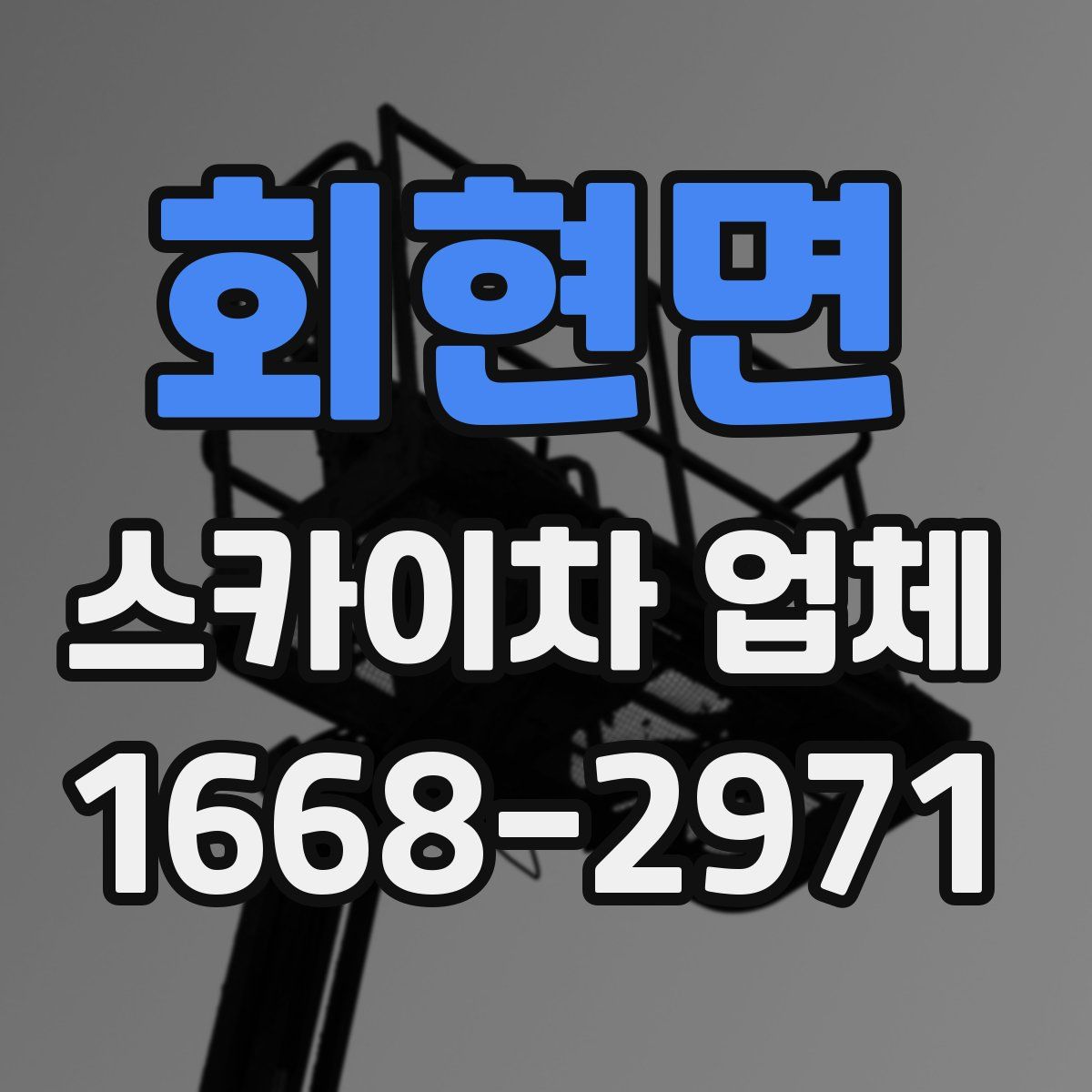회현면 스카이차 업체
