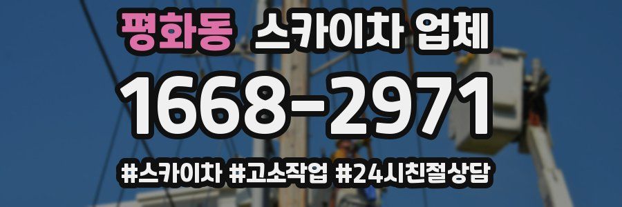 평화동 스카이차 업체