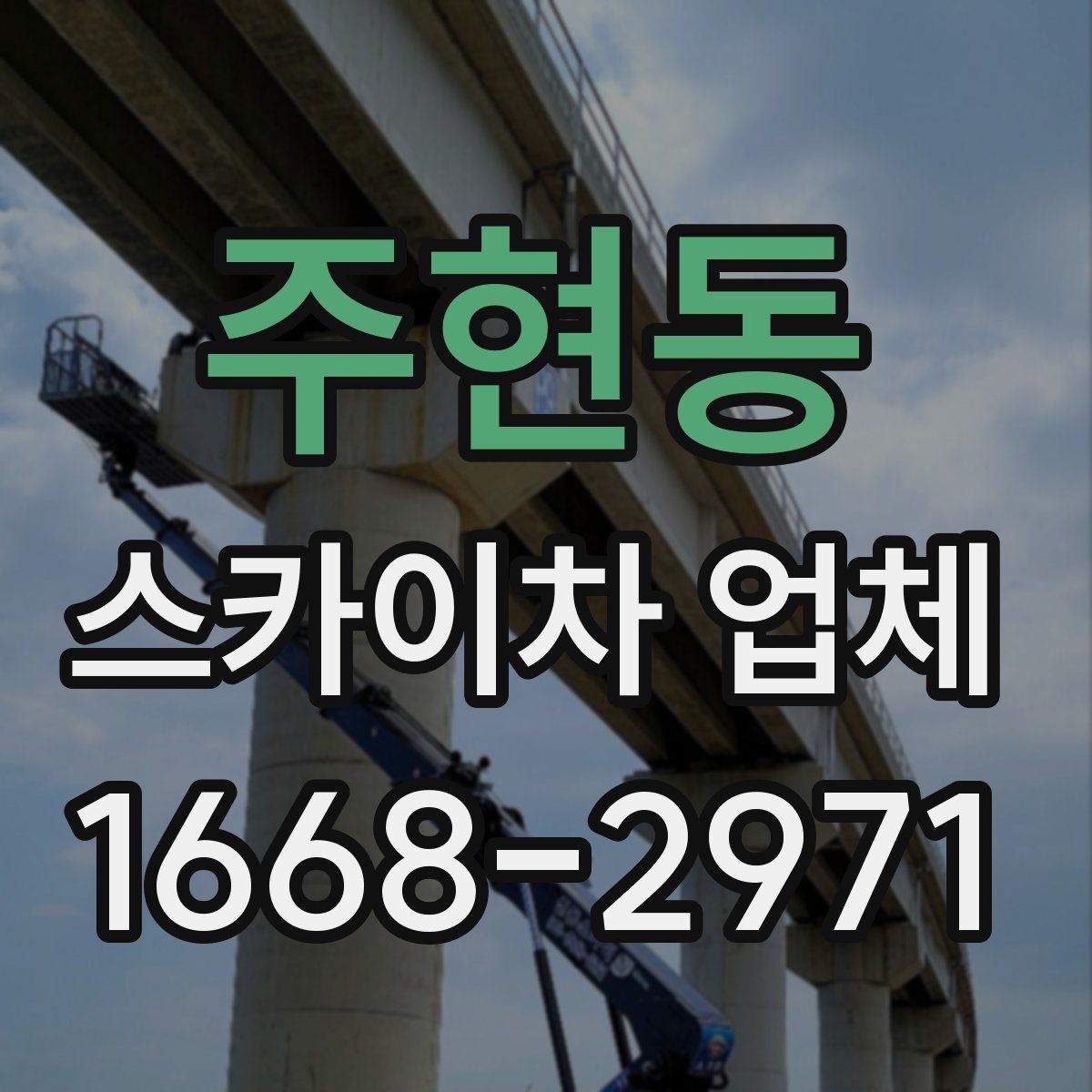 주현동 스카이차 업체