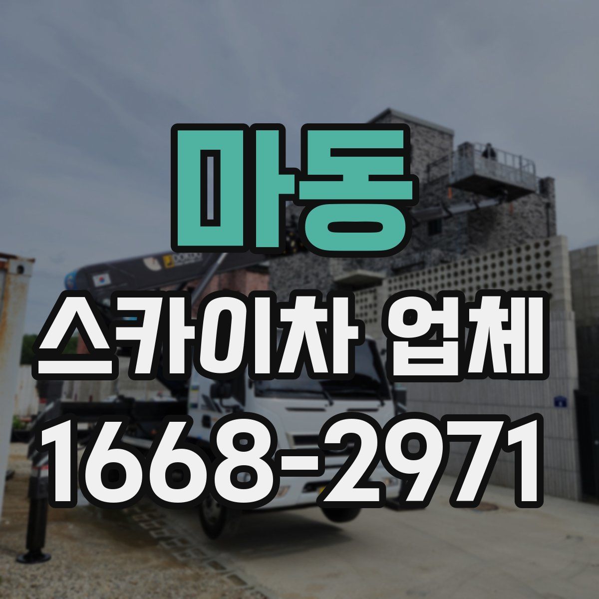 마동 스카이차 업체