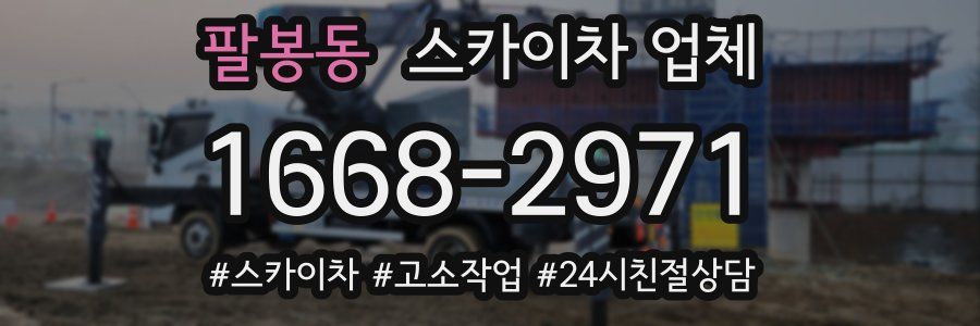 팔봉동 스카이차 업체