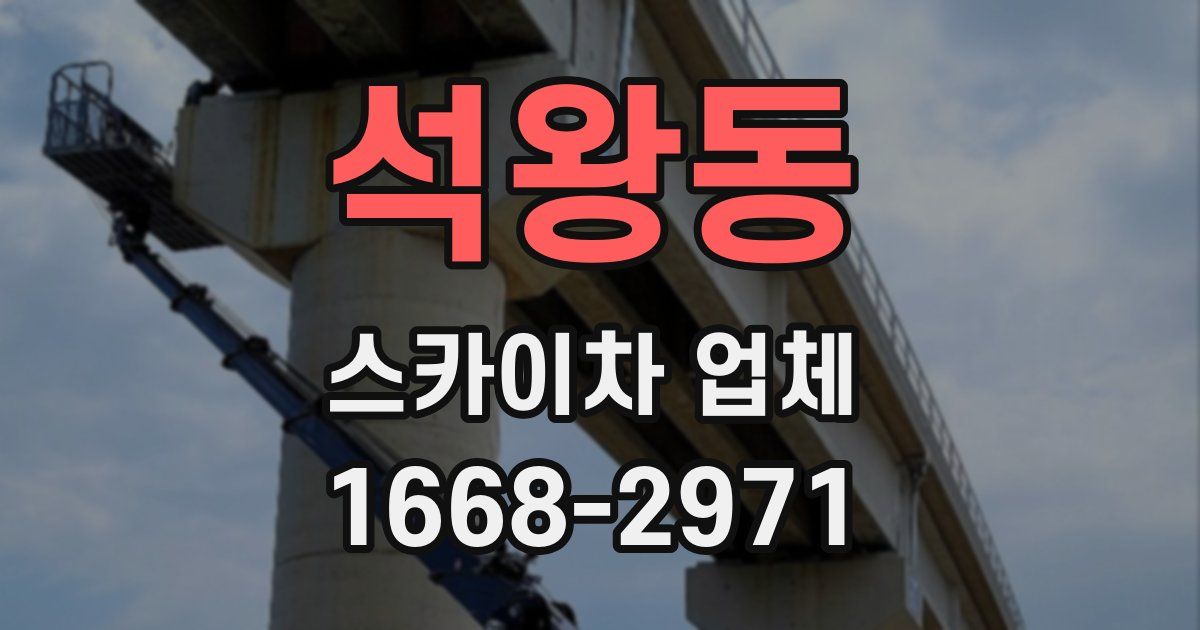 석왕동 스카이차 업체