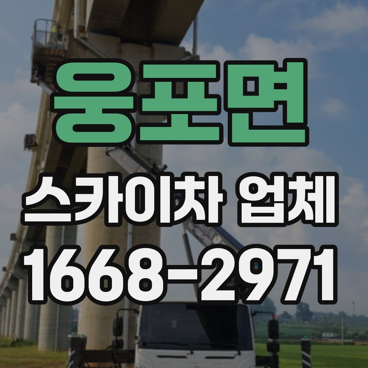 웅포면 스카이차 업체