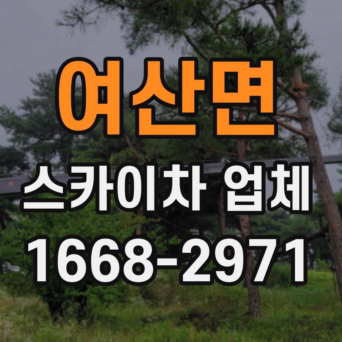 여산면 스카이차 업체