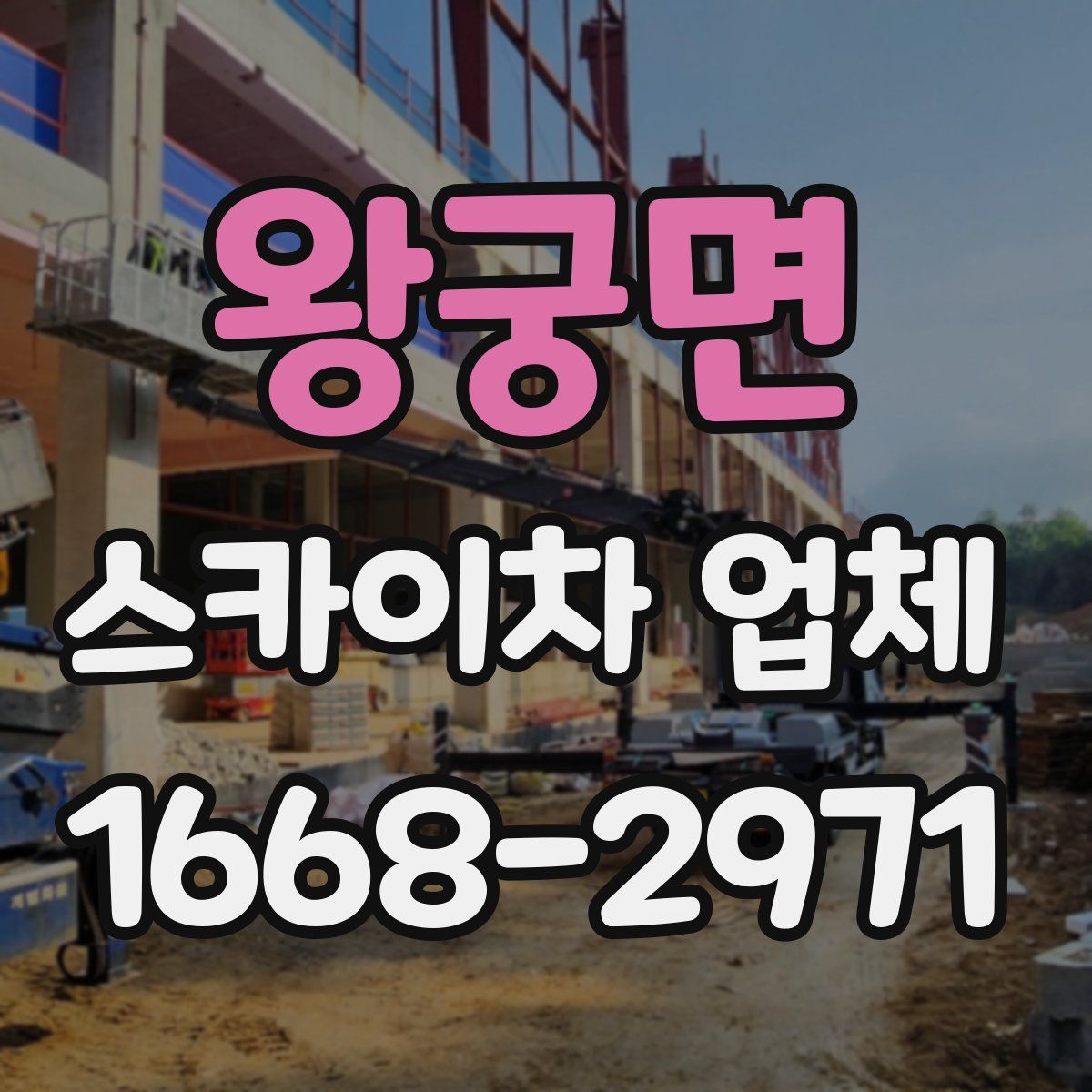 왕궁면 스카이차 업체