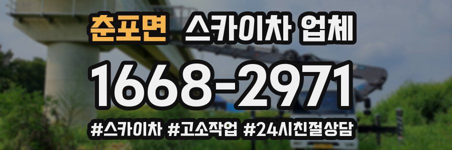 춘포면 스카이차 업체