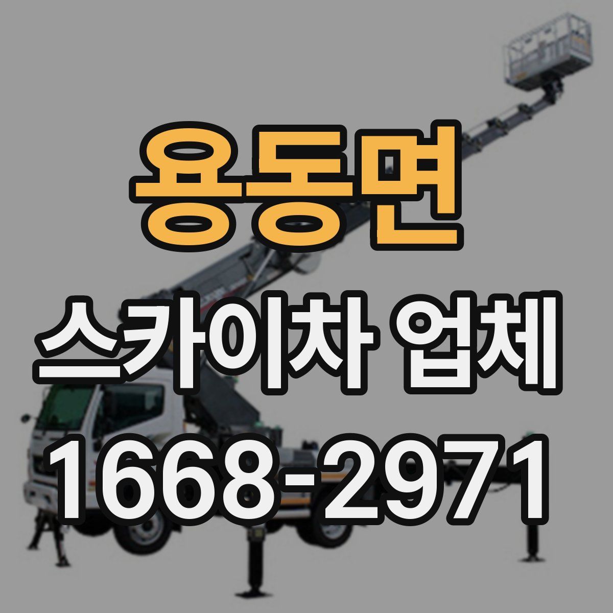 용동면 스카이차 업체