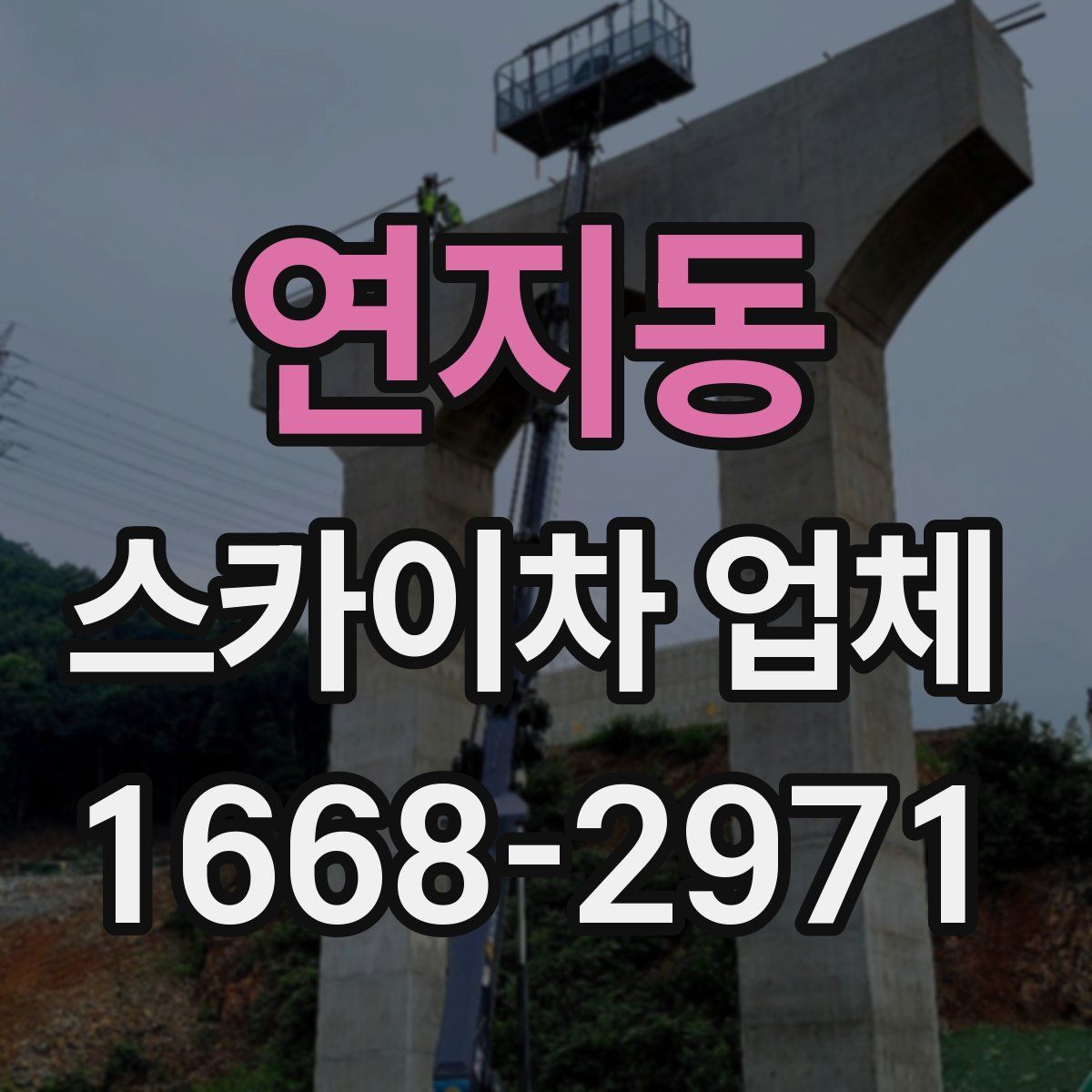 연지동 스카이차 업체