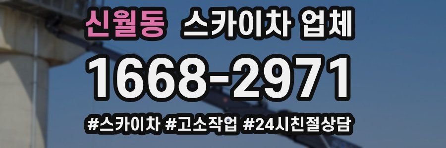 신월동 스카이차 업체