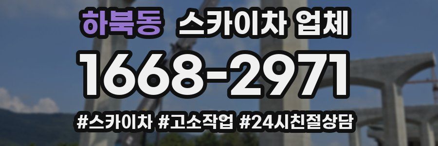 하북동 스카이차 업체