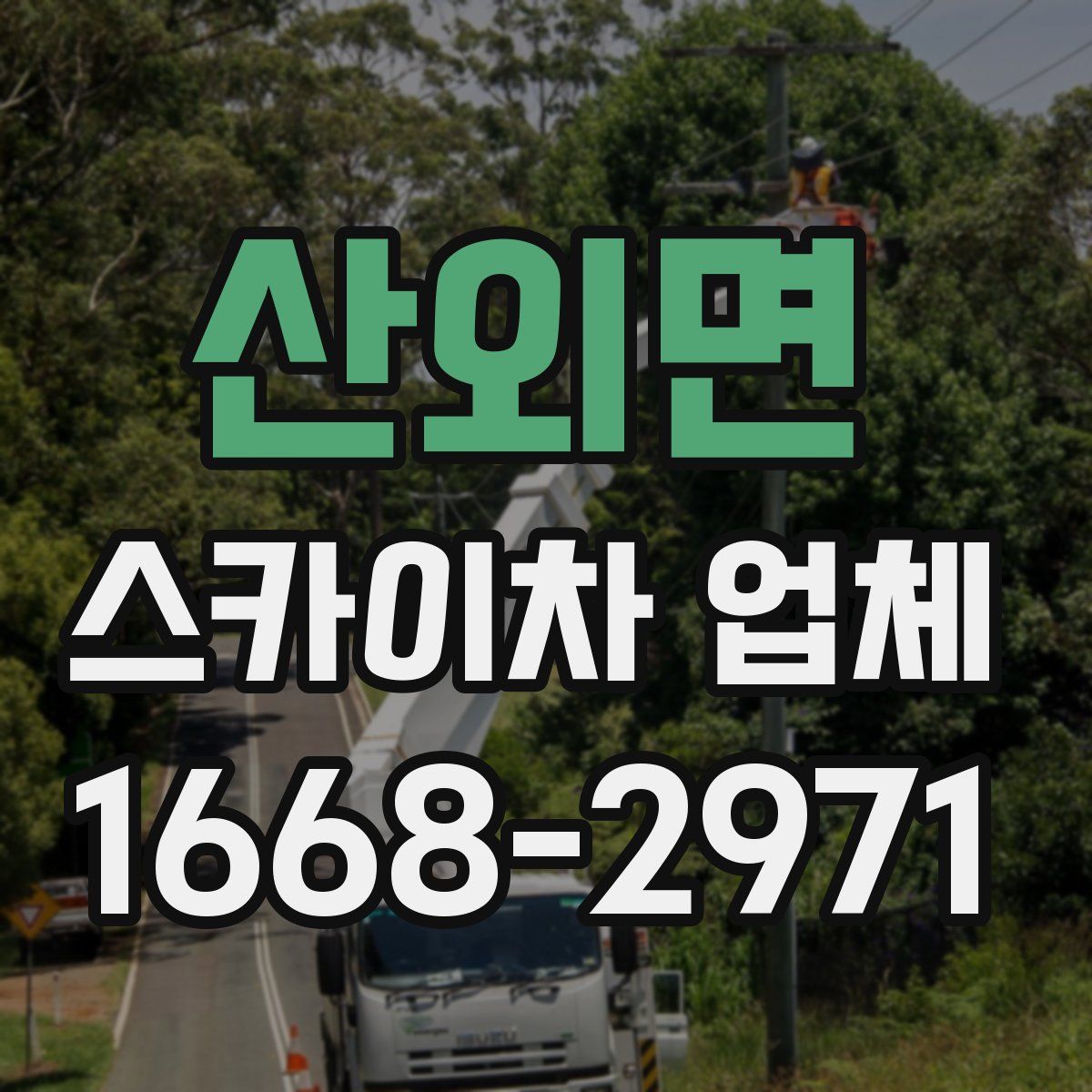 산외면 스카이차 업체
