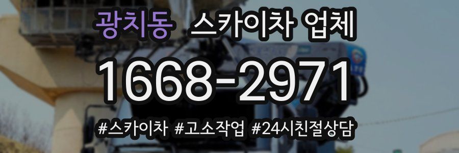 광치동 스카이차 업체