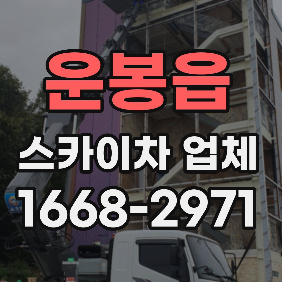 운봉읍 스카이차 업체