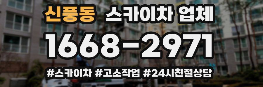 신풍동 스카이차 업체