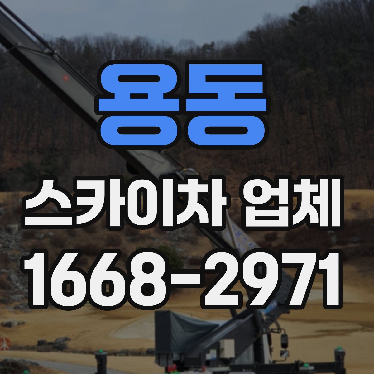 용동 스카이차 업체