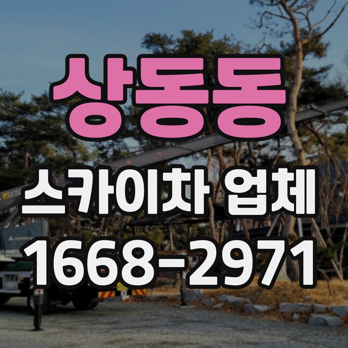 상동동 스카이차 업체