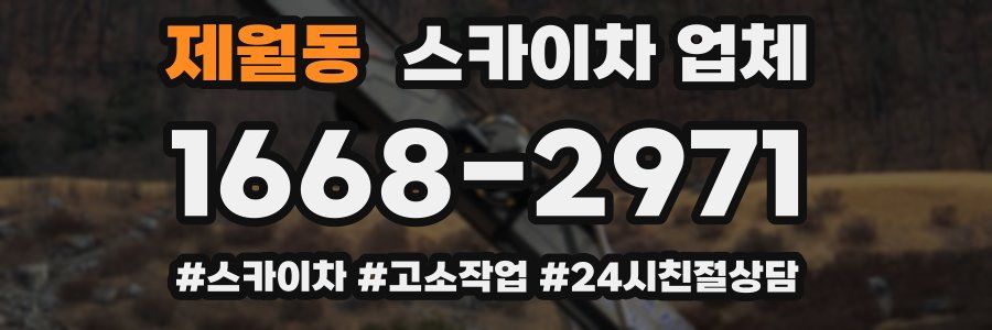제월동 스카이차 업체