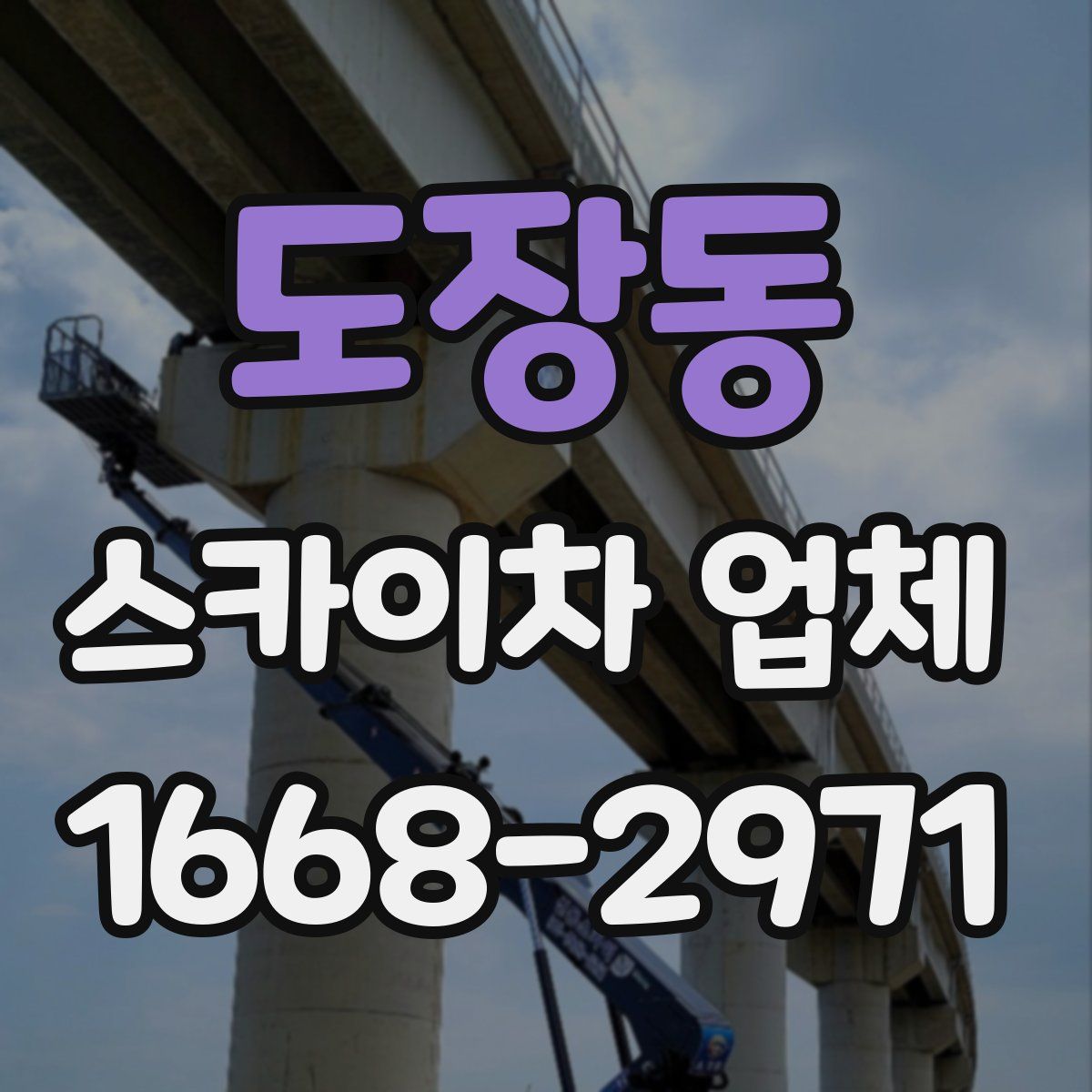 도장동 스카이차 업체