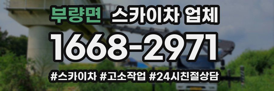 부량면 스카이차 업체