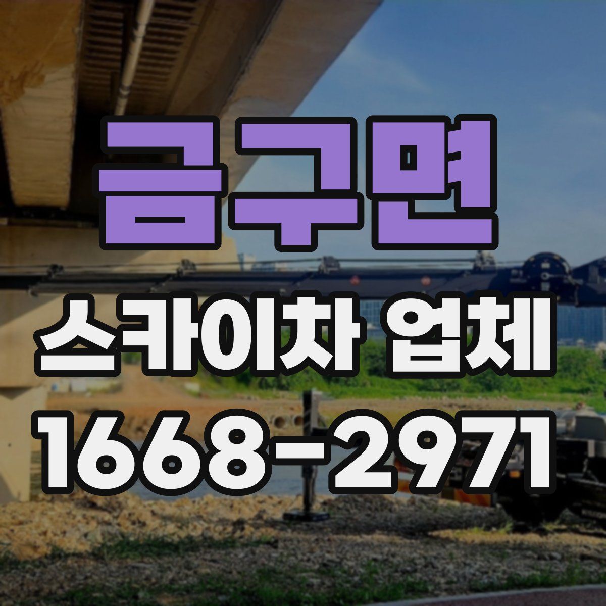 금구면 스카이차 업체