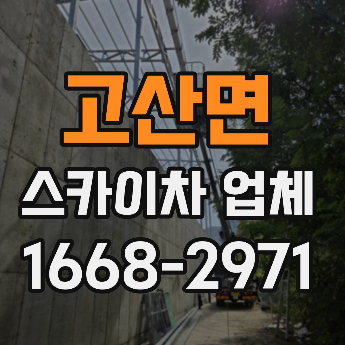 고산면 스카이차 업체