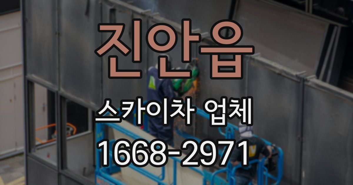 진안읍 스카이차 업체