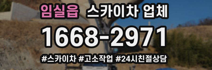 임실읍 스카이차 업체