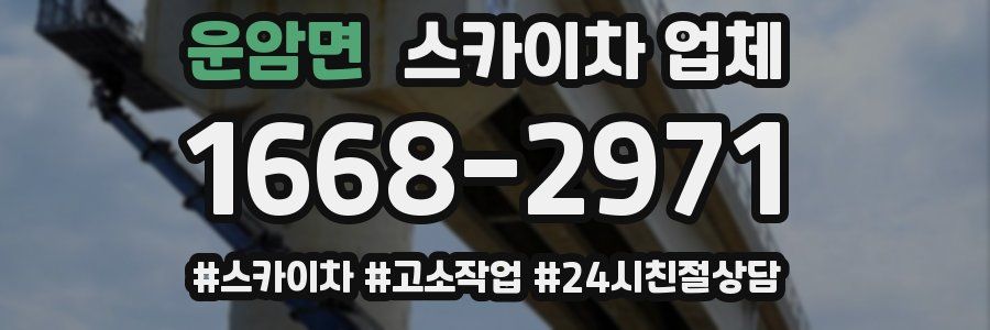 운암면 스카이차 업체