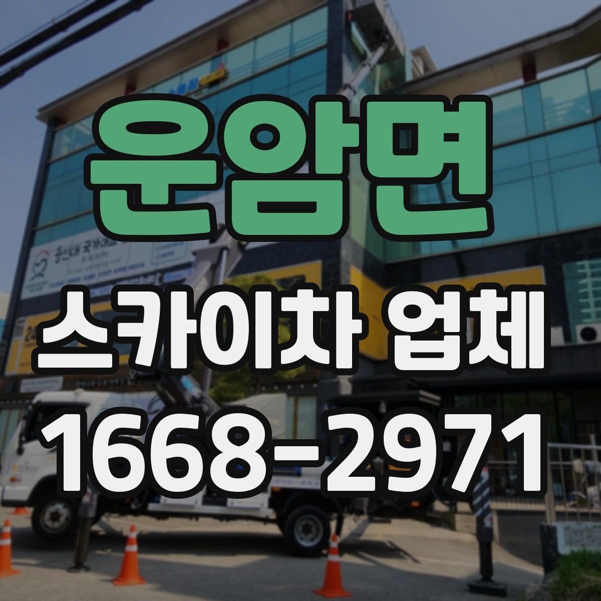 운암면 스카이차 업체