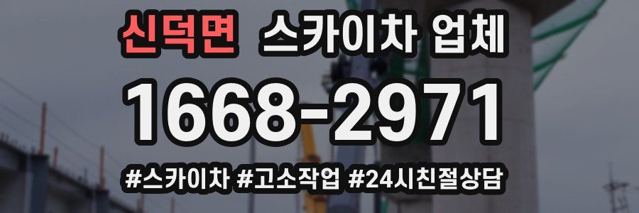 신덕면 스카이차 업체