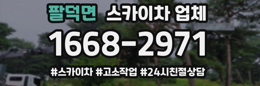 팔덕면 스카이차 업체