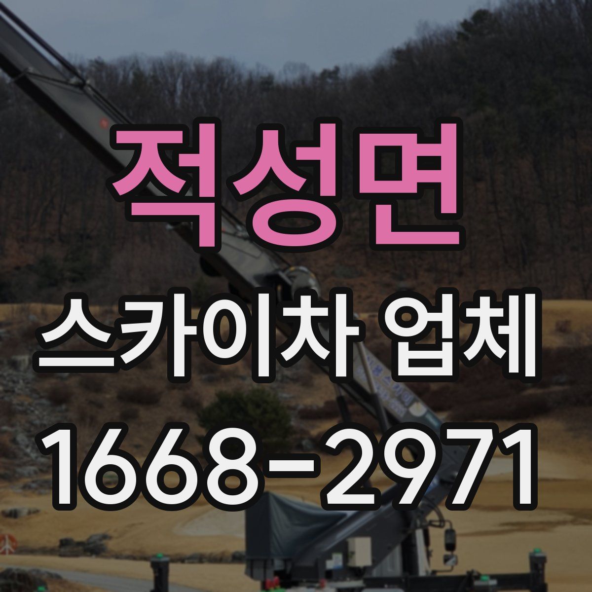 적성면 스카이차 업체