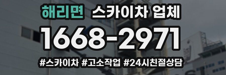 해리면 스카이차 업체