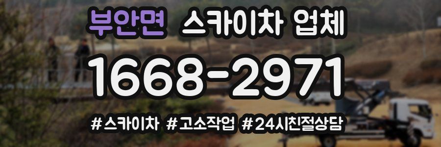 부안면 스카이차 업체