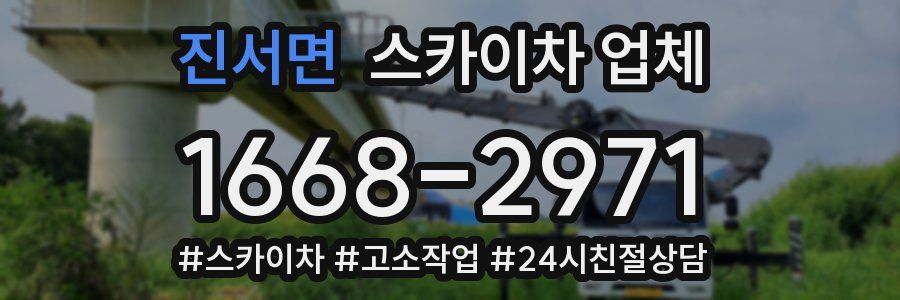 진서면 스카이차 업체