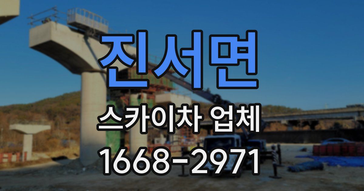 진서면 스카이차 업체