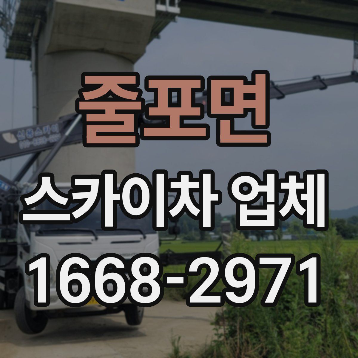 줄포면 스카이차 업체