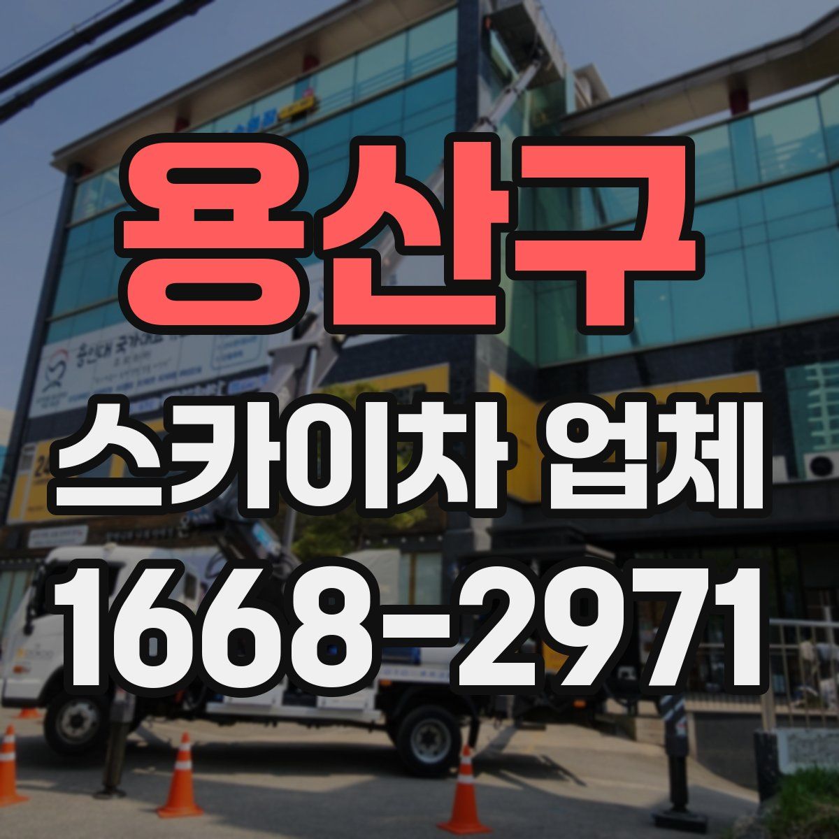 용산구 스카이차 업체