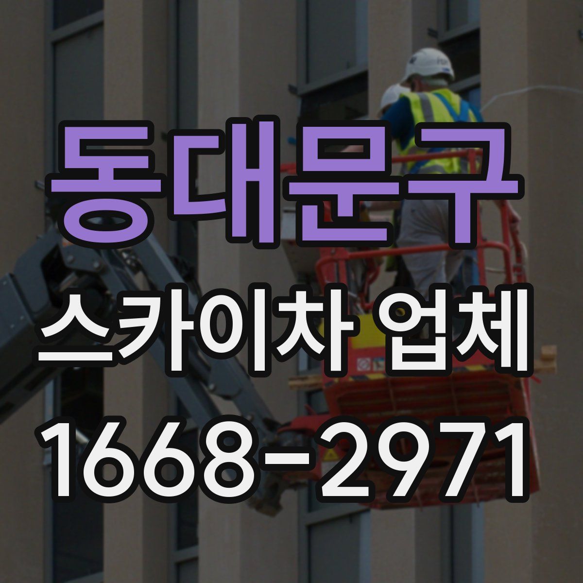 동대문구 스카이차 업체