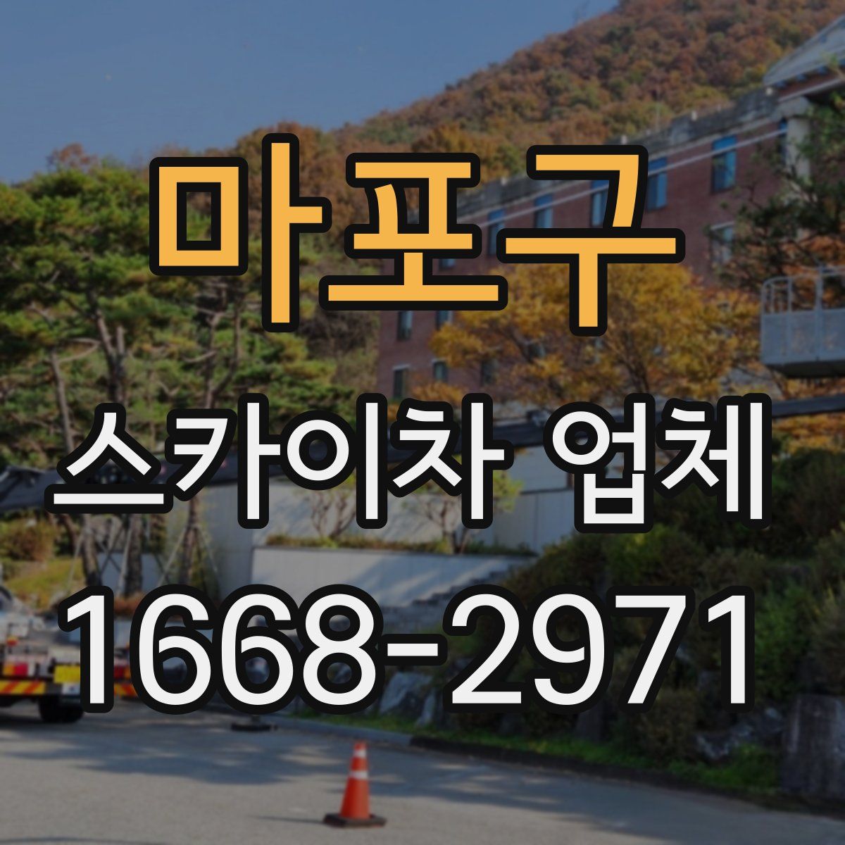 마포구 스카이차 업체