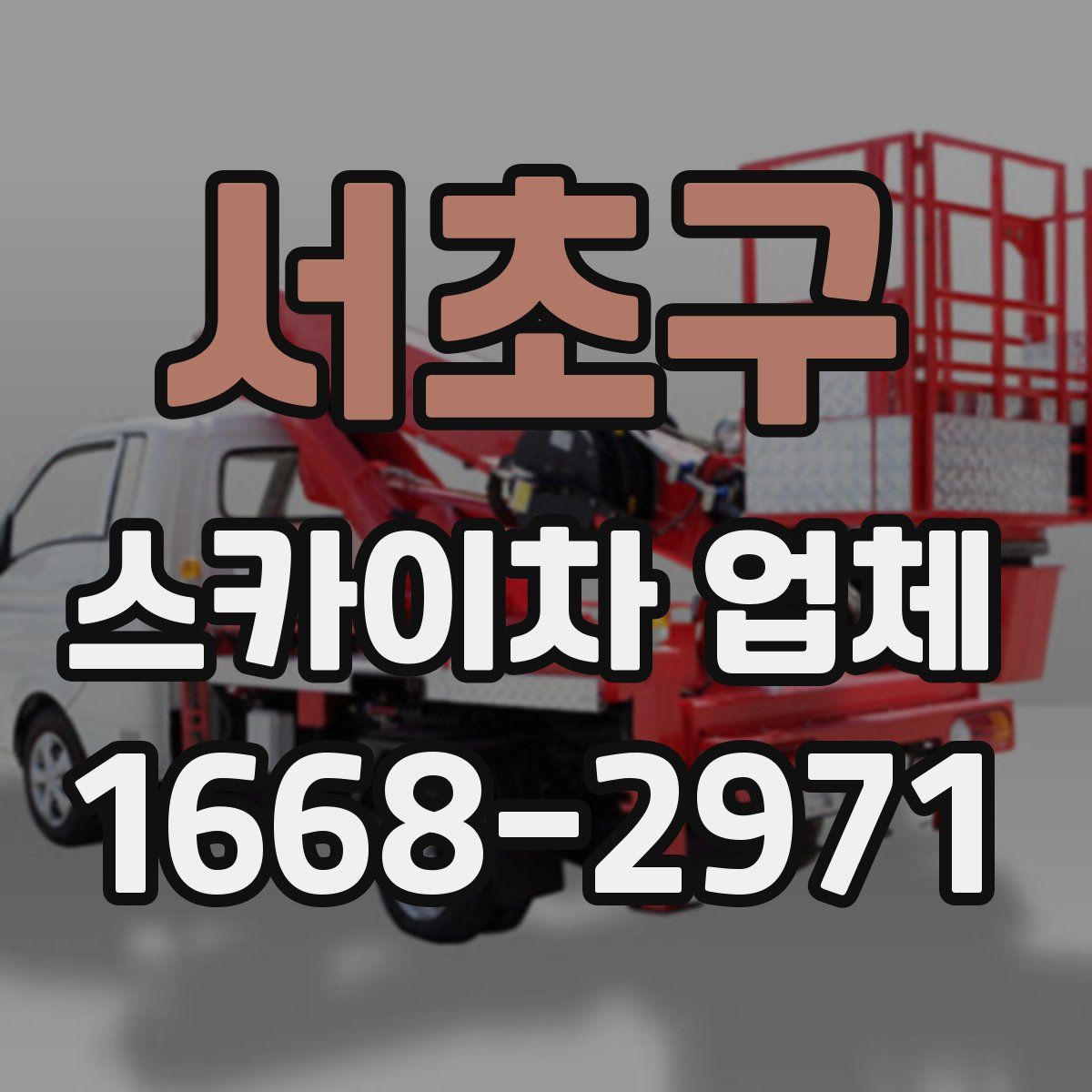 서초구 스카이차 업체