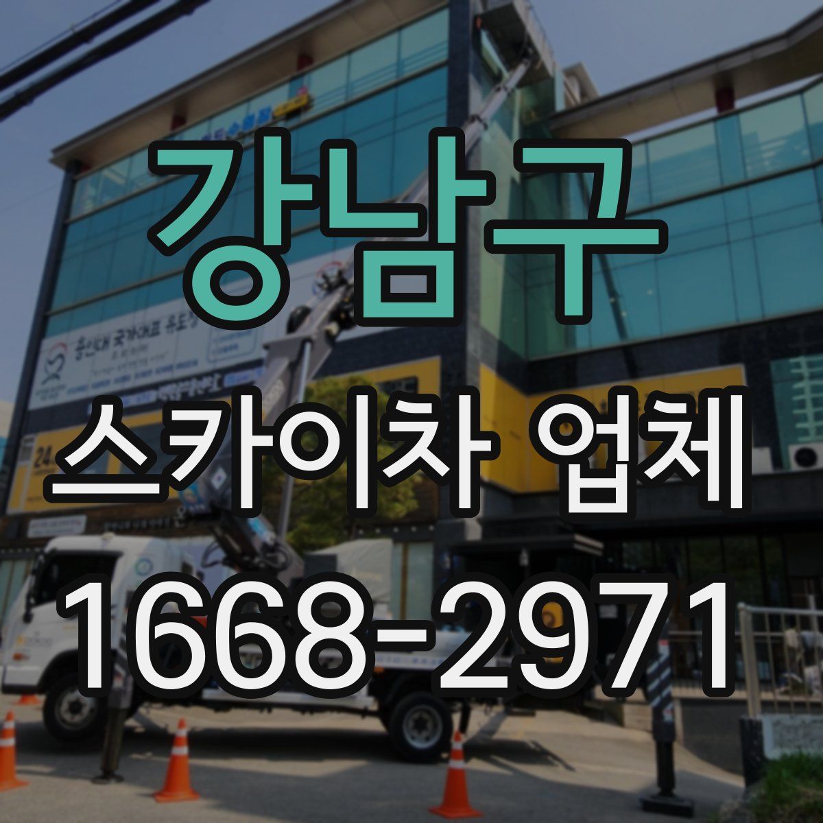 강남구 스카이차 업체